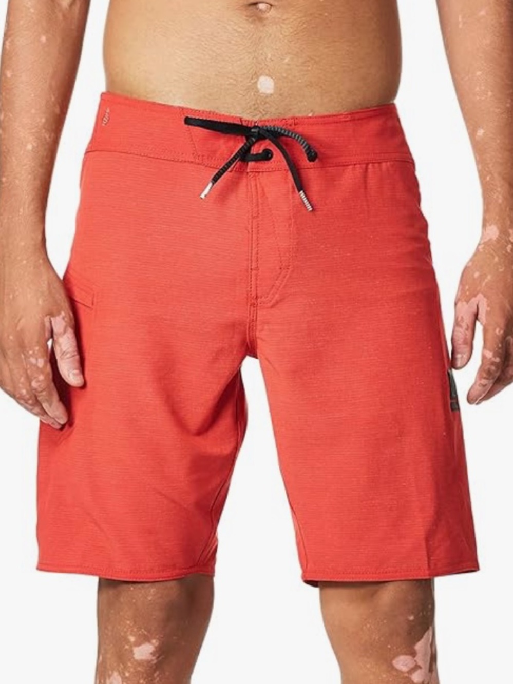Volcom Men's Lido Slub Mod Boardshort in Coral Size 30